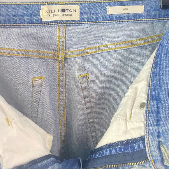 Nili Lotan Celia Design Distressed Denim — NYC Minimalism Meets Edge (Size 27) - Picture 6 of 17